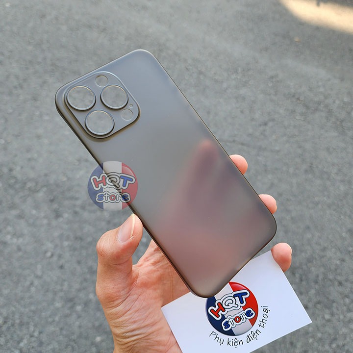 Ốp lưng nhám siêu mỏng Ultra Slim 0.35mm cho IP 15 Pro Max / 15 Pro / 15 Plus / 15 chống bám vân tay