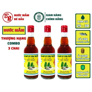 3 chai nước mắm Bé Bầu thượng hạng 500ml-chính hãng - Đồng Lâm Food