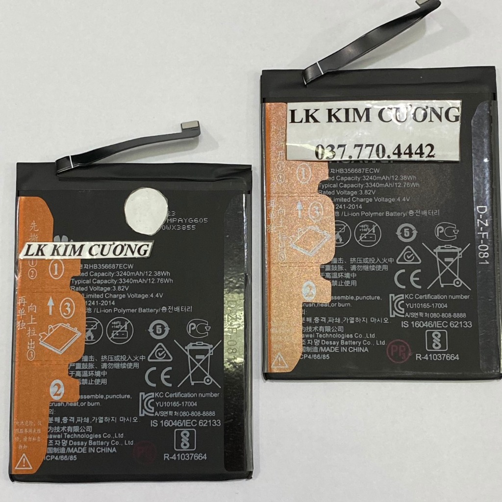 Pin HB356687ECW dành cho huawei nova 2I / RNE - L22 / RNE - LX2 / NOVA 3I/ HONOR 7X/ P30 LITE / NOVA 4E