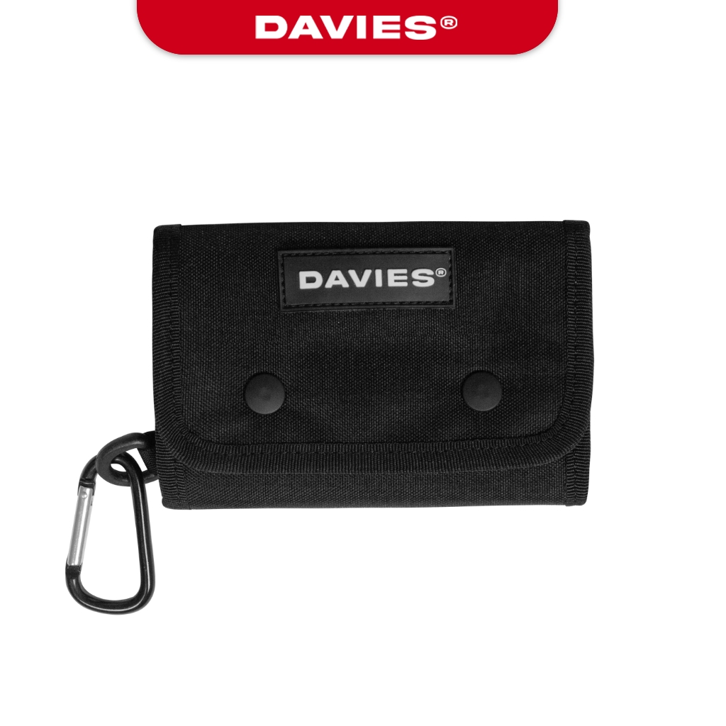 Ví cầm tay nam nữ canvas nhiều ngăn màu đen DAVIES Tactical Wallet | D-V40