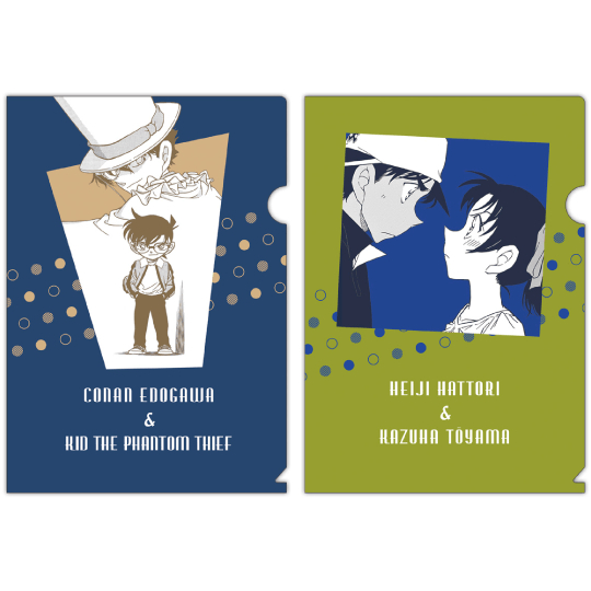 Bìa hồ sơ Conan Kid Hattori Kazuha Nguyên Tác