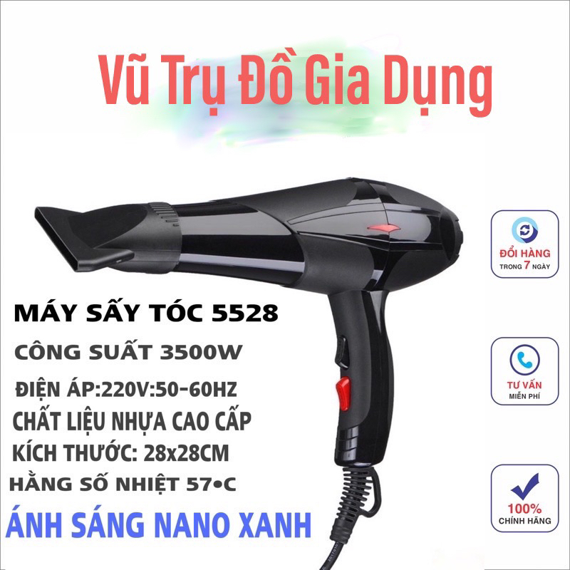 Máy Sấy Tóc 2 Chiều Nóng Lạnh Công Suất Lớn 3500W-TH_5528
