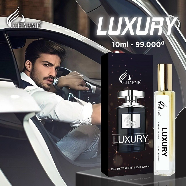 Nước hoa mini LUXURY - NAM TÍNH VÀ SANG TRỌNG