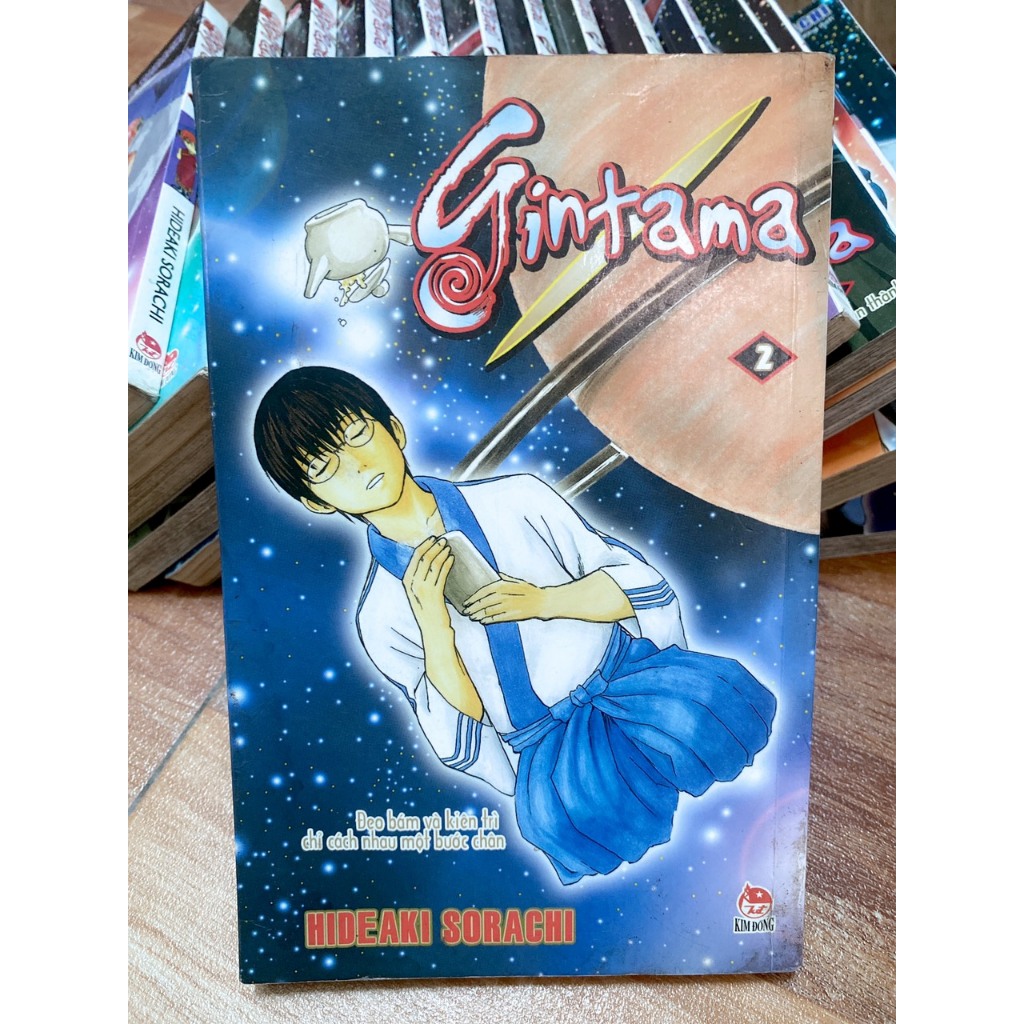 Vở truyên.tranh cũ Gintama Kim Đồng bìa gập, Gintama bìa rời