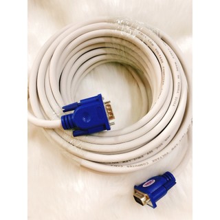 Dây cap vga trắng dài 5m, 10m, 15m ,20m