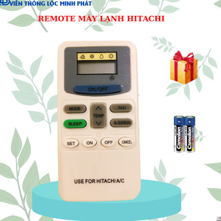 Remote máy lạnh hitachi rar-1d3 - điều khiển điều hòa hitachi -tặng kèm pin