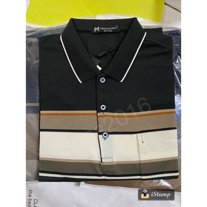 Áo thun polo thu đông nam trung niên Quảng Châu cao cấp 2023