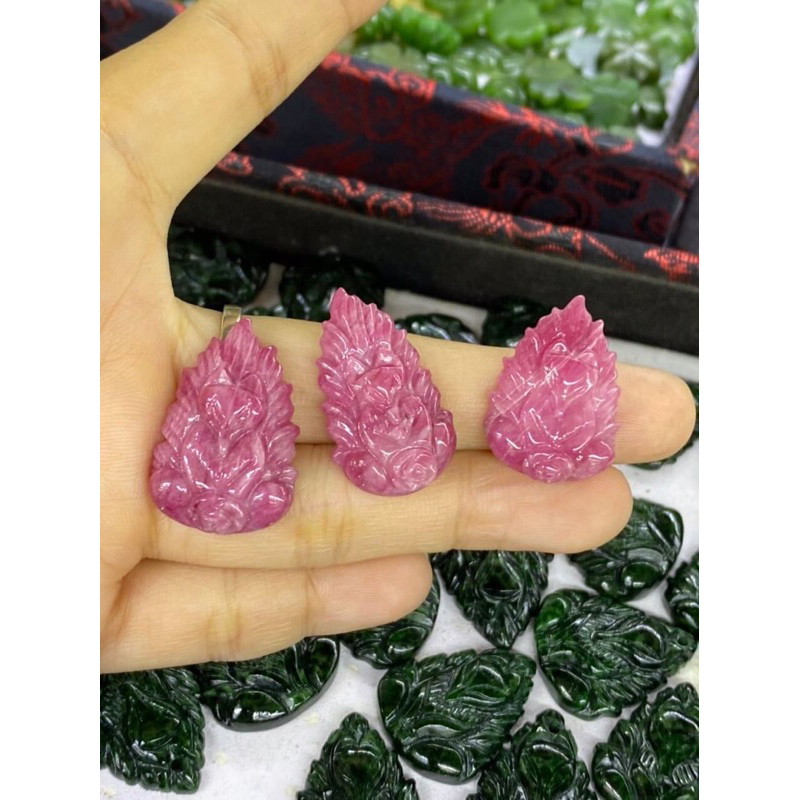 Mặt dây chuyền hồ ly đá thạch anh