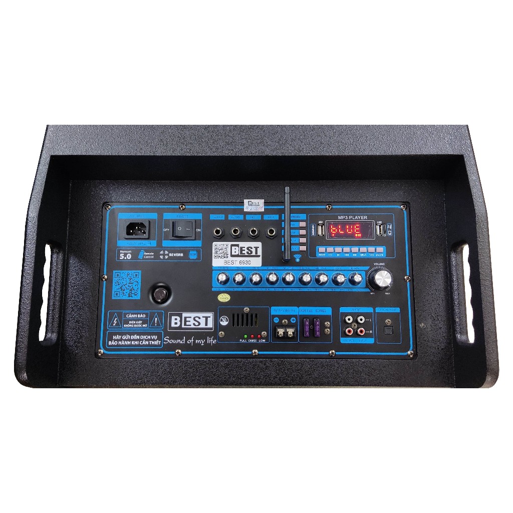 Loa kéo Best 6930 new 2023 | Bass 5 Tấc  Kèm 2 Micro