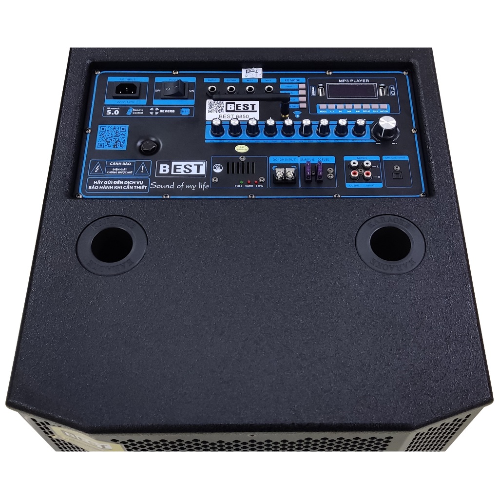 Loa kéo Best 6850 | Bass 4 Tấc , Kèm 2 Micro