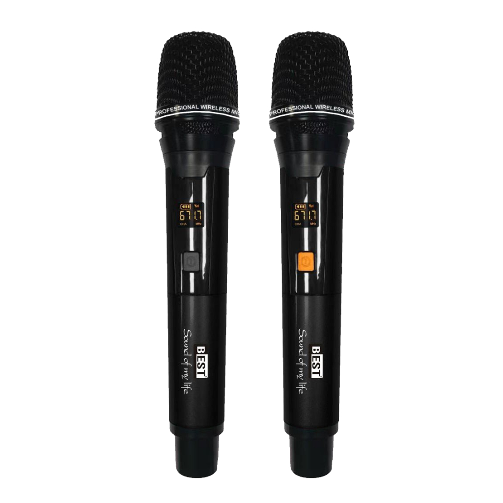 Loa kéo Best 6850 | Bass 4 Tấc , Kèm 2 Micro