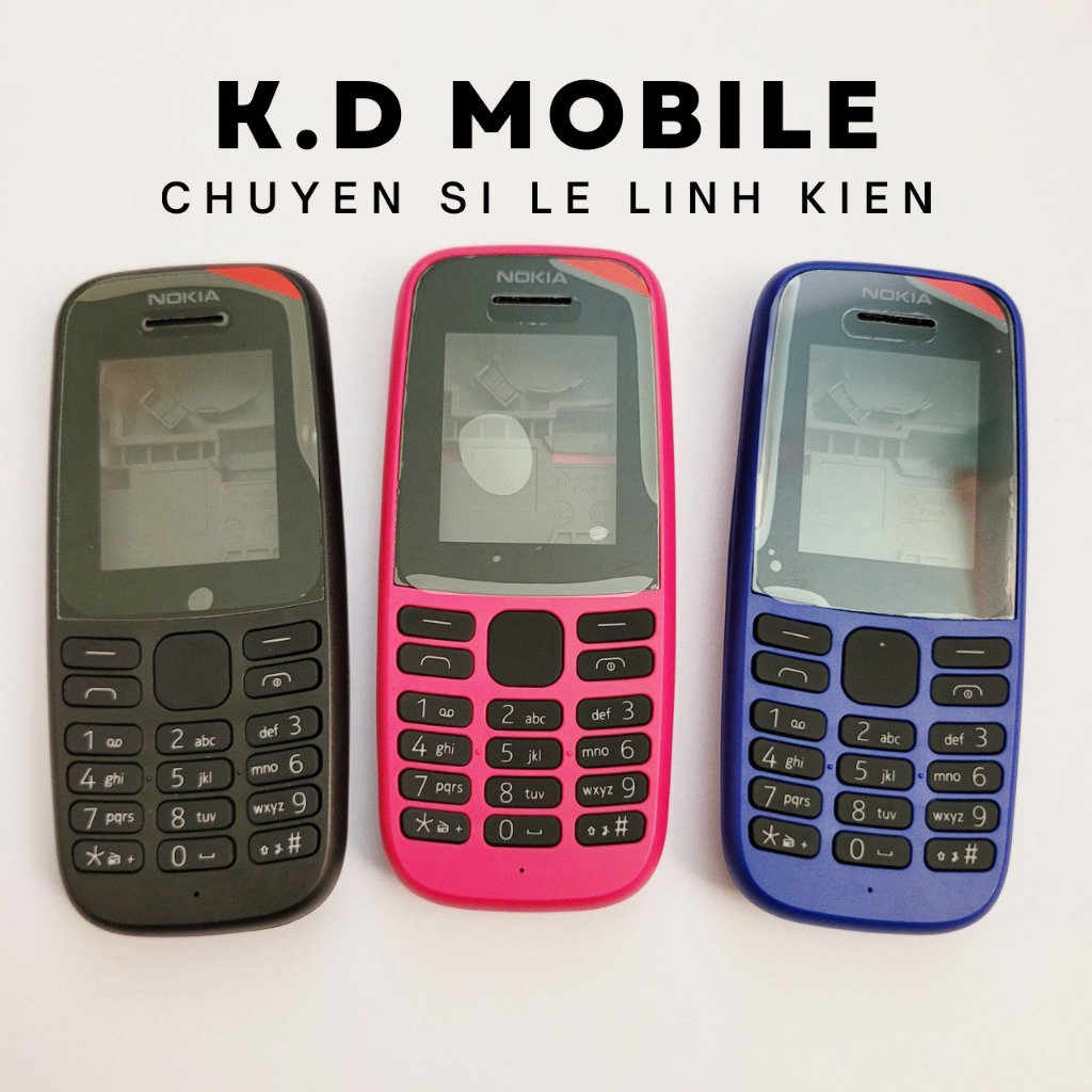 Bộ vỏ thay thế dành cho Nokia 105  - Shop Dung