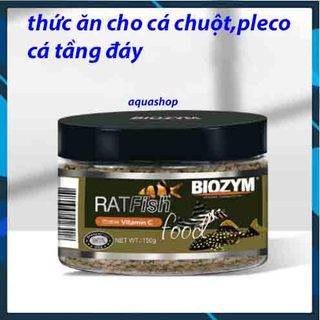 Thức ăn cá Biozym Ratfish Food viên chìm tầng đáy bể cá tép pleco chuột cảnh