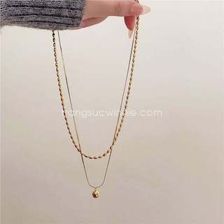 Dây chuyền nữ titan Layer grain