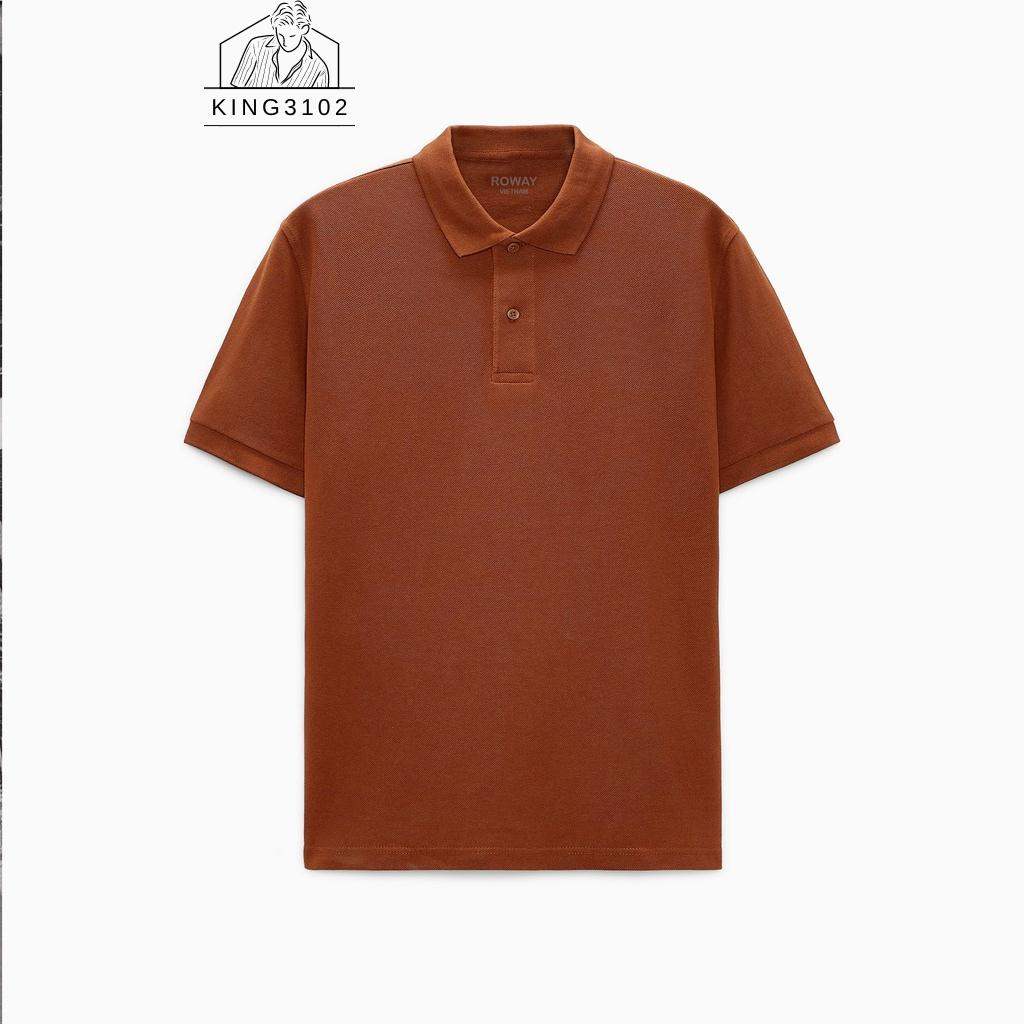 Áo Polo Nam, Áo Thun Polo Nam Trơn Trắng Đen Cotton Thoáng Mát, Thấm Hút, Không Nhăn Full Box Bill - Polo Trơn