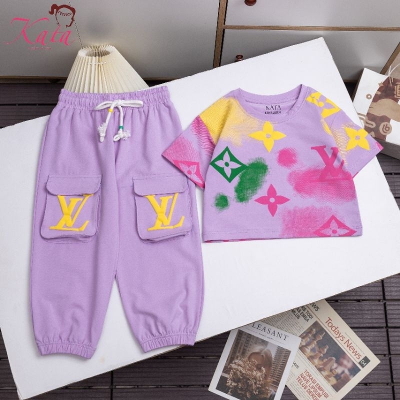 Bộ hip hop túi hộp Kata cho bé gái size 13-50 kg