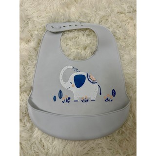 Yếm ăn dặm silicon, yếm máng 3D cho bé