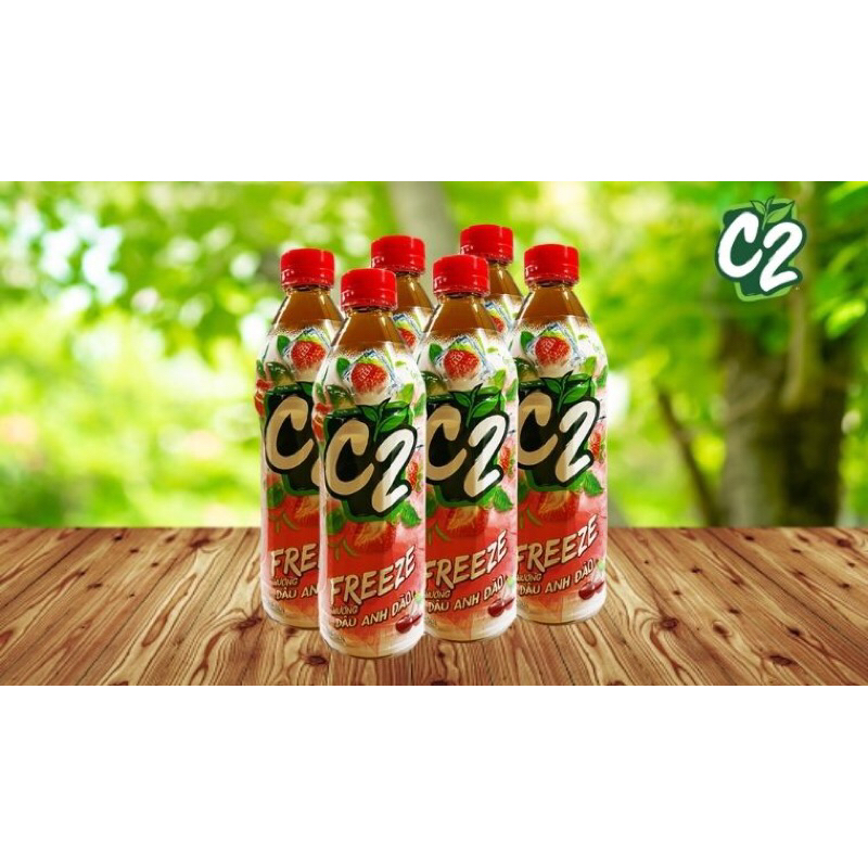 C2 dâu anh đào chai 455ml