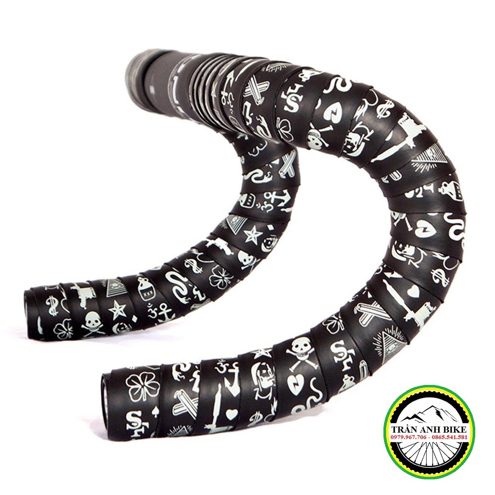 Dây quấn  ghi đông xe đạp EVA PU Phát Quang Buổi Tối