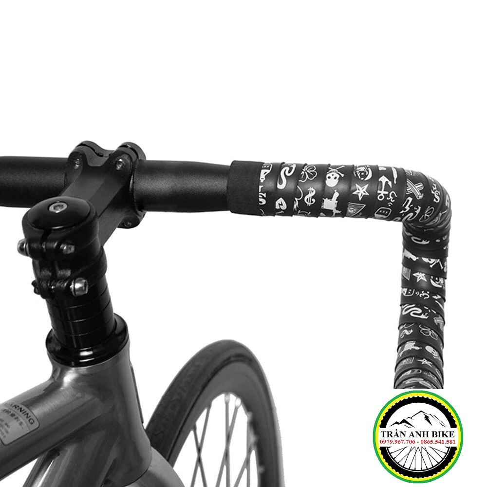 Dây quấn  ghi đông xe đạp EVA PU Phát Quang Buổi Tối