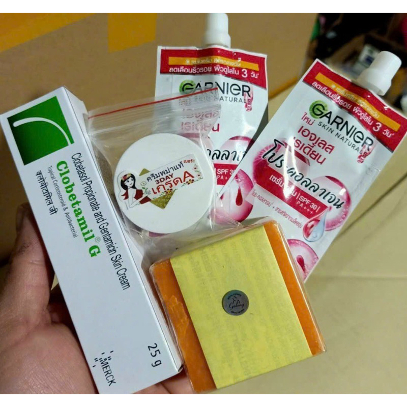 Lẻ gói kem dưỡng Màu Đỏ Garnier Thái Lan