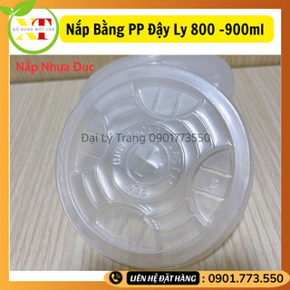 50 nắp bằng đục 116 hữu phong đậy ly 800ml - 900ml nước mía , rau má , nước ngọt