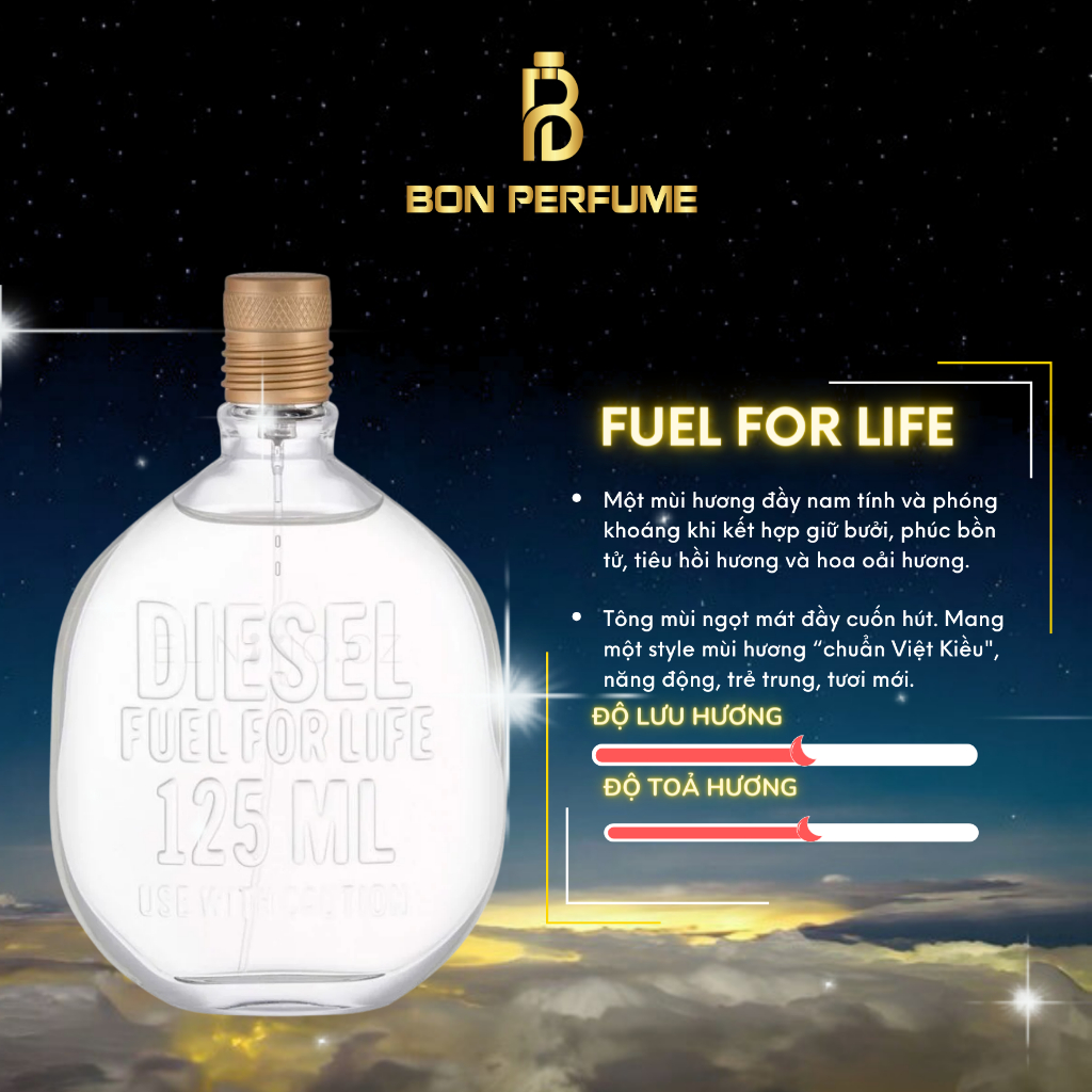 Nước hoa Diesel Fuel For Life 10ml | BON PERFUME