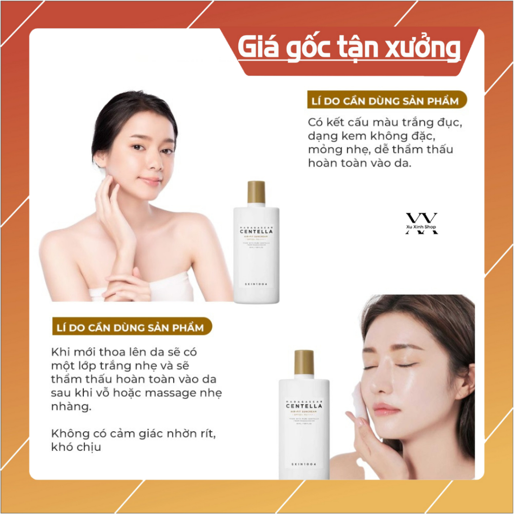 Skin1004 Kem chống nắng Madagascar Centella Air-Fit SunCream Plus 50ml