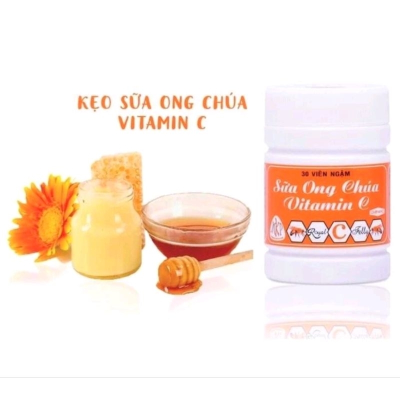Sữa ong chúa - Hủ kẹo ngậm sữa ong chúa giúp tăng đề kháng