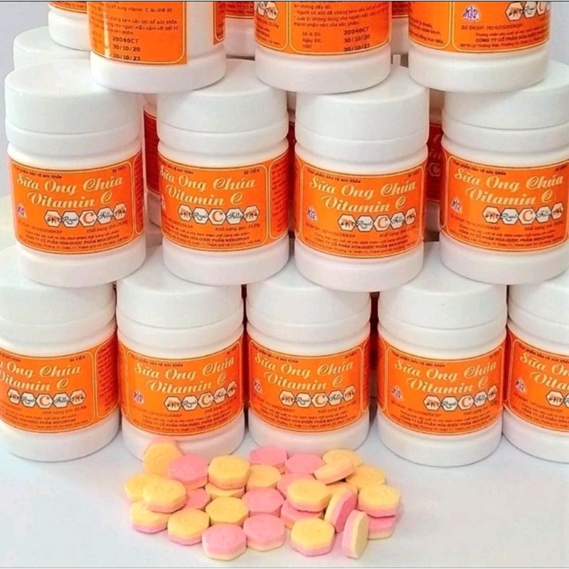 Sữa ong chúa - Hủ kẹo ngậm sữa ong chúa giúp tăng đề kháng