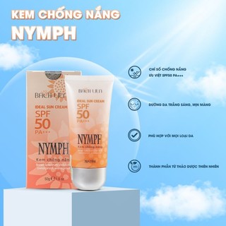 Kem chống nắng ngừa nám giữ ẩm bạch liên nymph 50g công ty cổ phần nam dược hải long