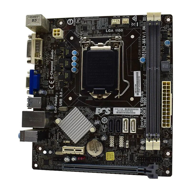 Main Ecs H81 h3-m4 mini itx socket 1150