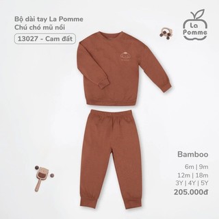 Bộ dài Lapomme chú chó mũ nối-cam đất..