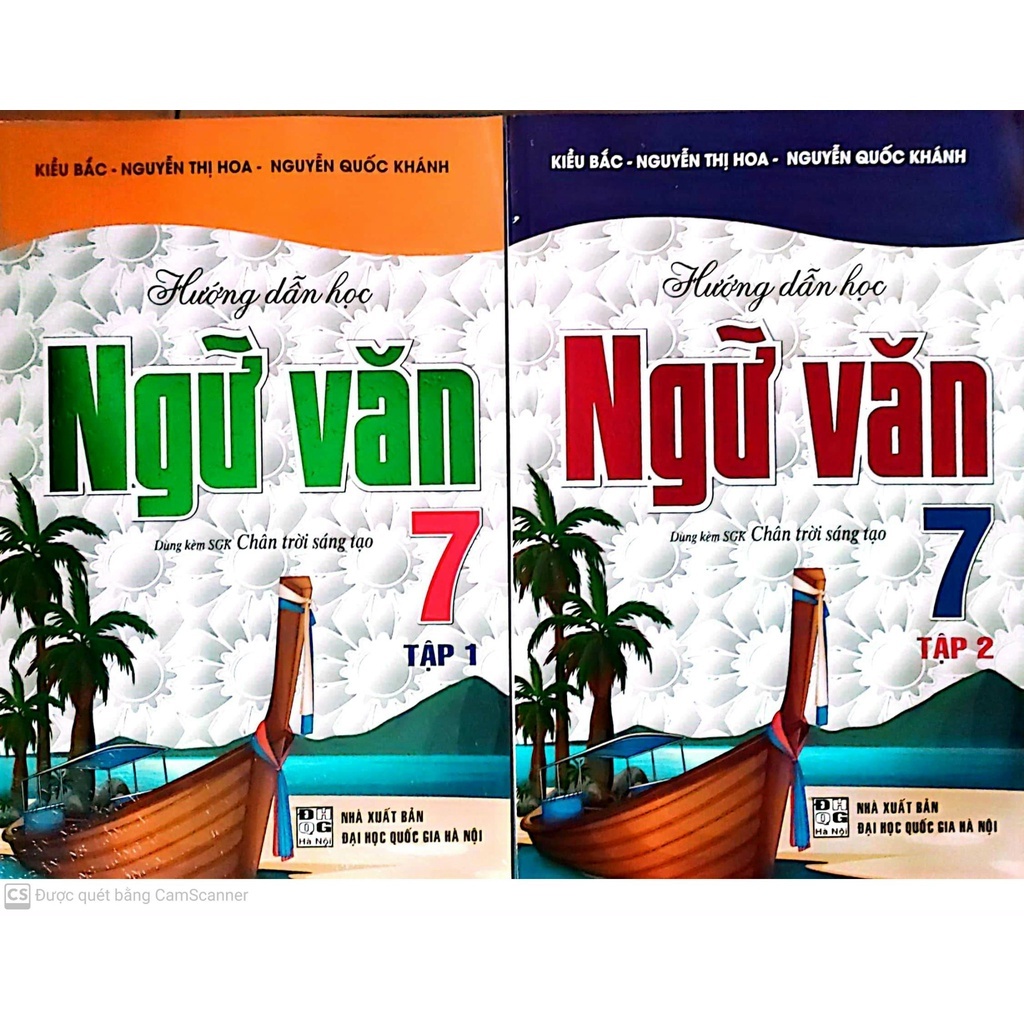 Sách - Combo Hướng Dẫn Học Ngữ Văn Lớp 7 Tập 1 + Tập 2 ( Dùng Kèm Sách Giáo Khoa Chân Trời Sáng Tạo - mk)