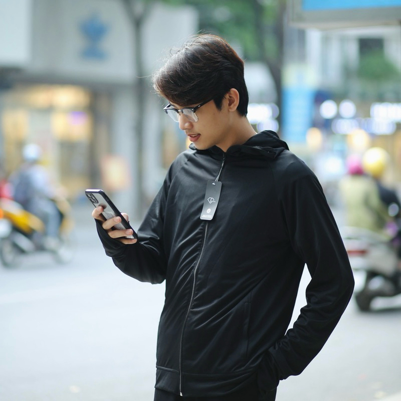 Áo chống nắng nam Beelo- Áo nắng nam Vải thun lạnh mắt lưới thoáng mát có bigsize