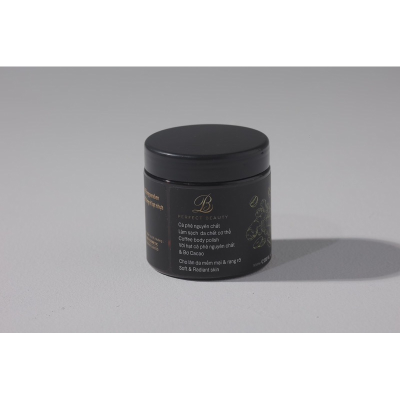 Tẩy da chết cafe nguyên chất làm sạch da body 200ml