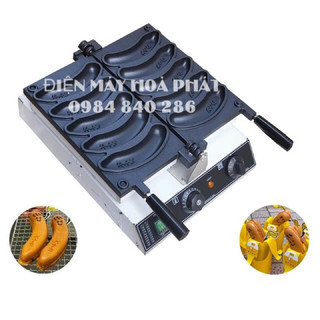 Máy làm bánh hình quả chuối (5 bánh)