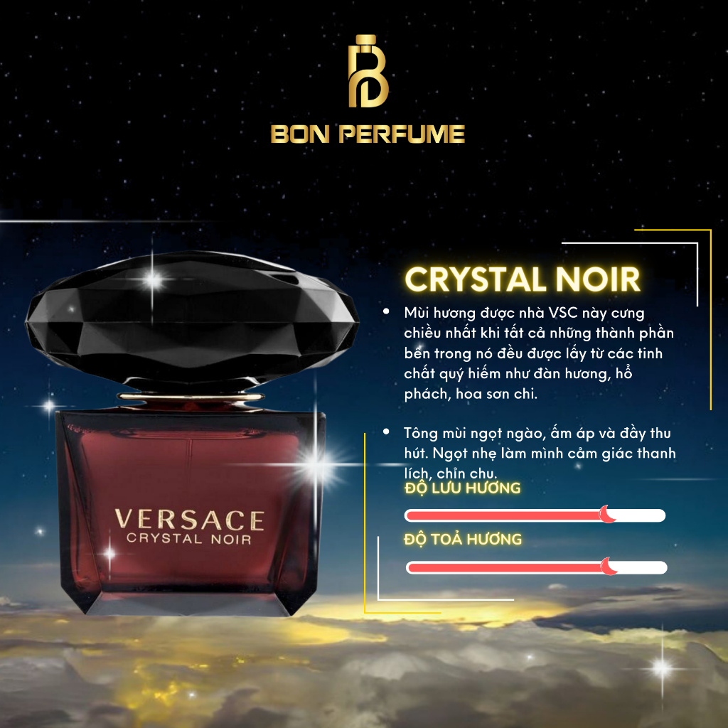 Nước Hoa Versace Crystal Noir 10ml | BON PERFUME