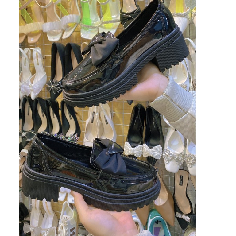 Giày Đốc nữ lolita đế cao 6cm phong cách vintage ulzzang