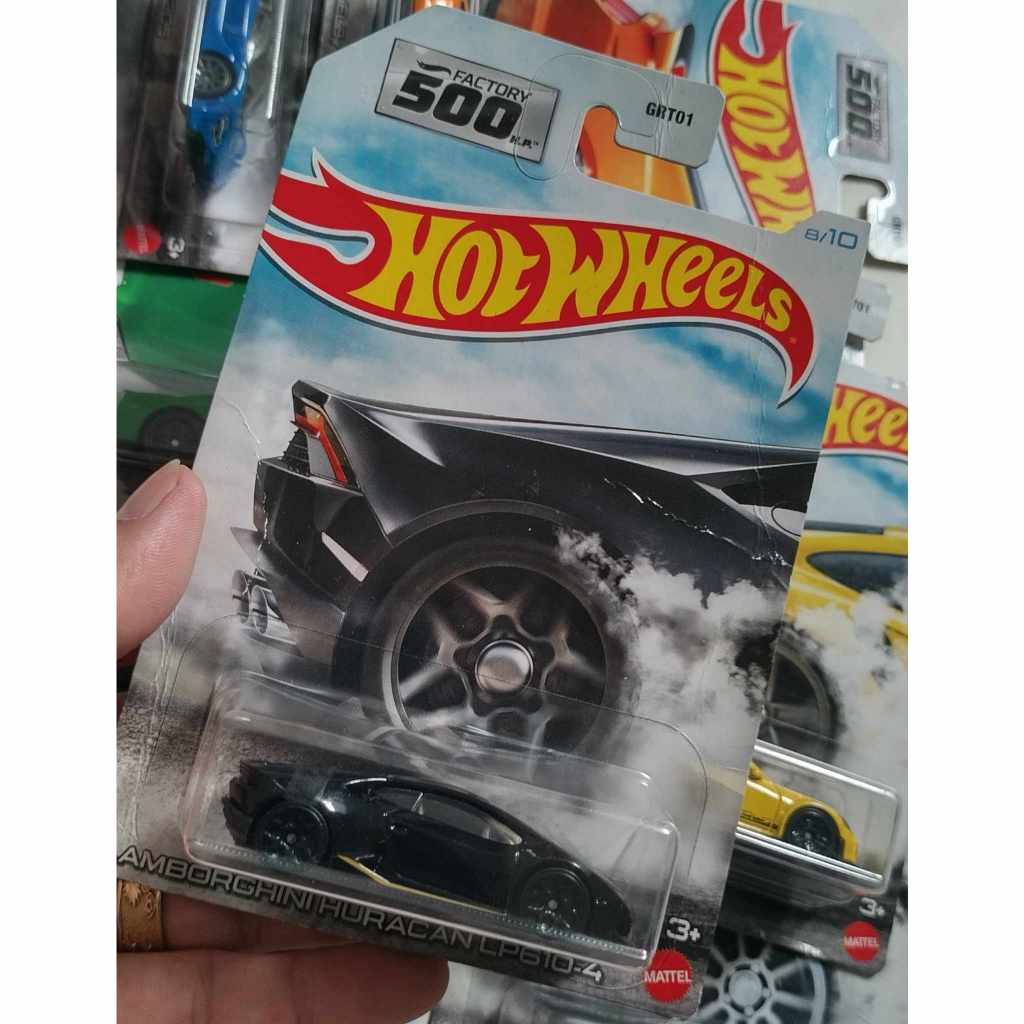 Xe Hotwheels Siêu Xe Lamborghini Huracan LP610-4 (Màu Đen)