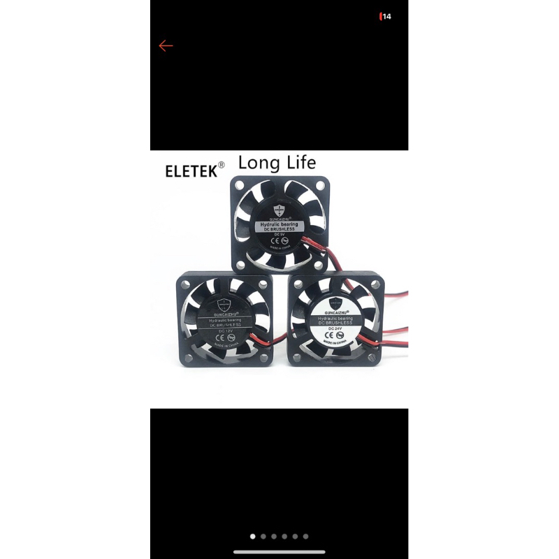 Quạt tản nhiệt máy in 3D 4010 4x4x1cm DC 5V 12V 24V 2pin