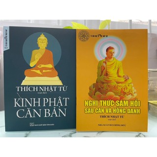 Sách - Combo : Kinh Phật Căn Bản và Nghi Thức Sám Hối Sáu Căn Và Hồng Danh - TT Thích Nhật Từ