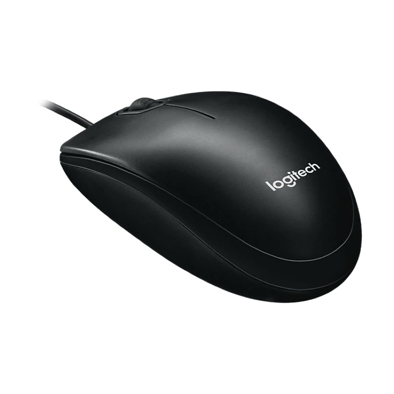 Chuột Có Dây Logitech B100 - Hàng Chính Hãng