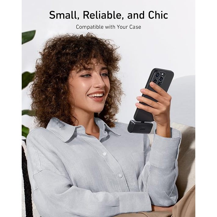 Pin sạc dự phòng Anker cho IP 15 kèm đầu sạc type C A1653 5000mAh sạc nhanh 22,5W 20W 12W - BH18TH CHÍNH HÃNG