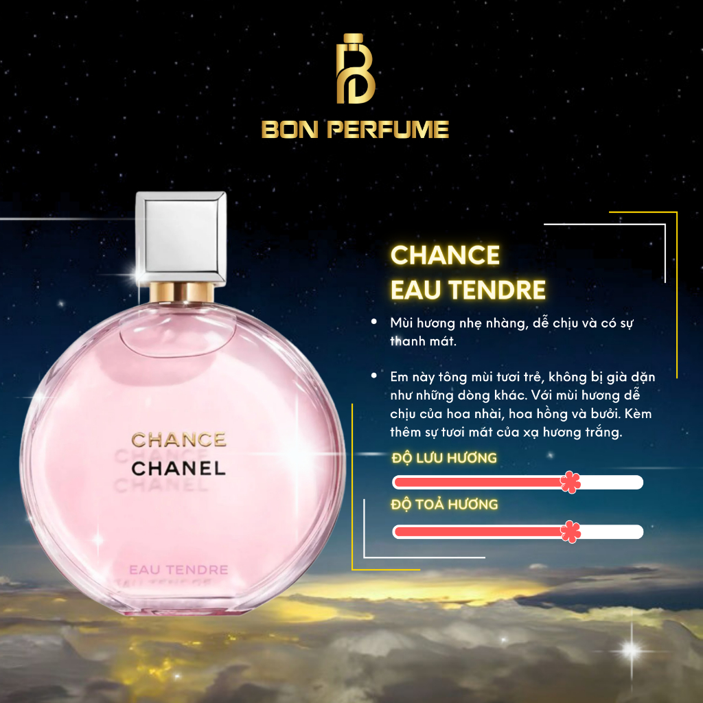 Nước hoa Cha.nel Chance Hồng EDP 10ml | BON PERFUME