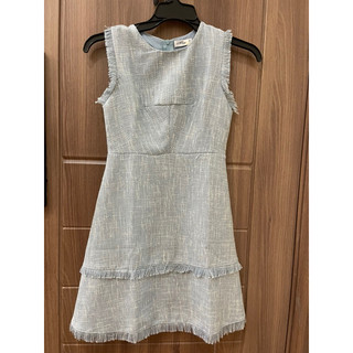 thanh lý đầm vải tweed
