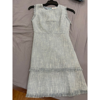 thanh lý đầm vải tweed