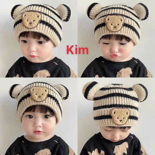 Mũ len kẻ mã 3242