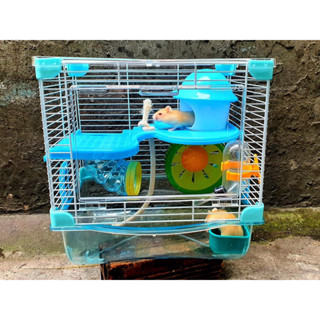 Lồng mạo hiểm TH03 trong suốt kèm phụ kiện đầy đủ - Lồng nuôi chuột hamster