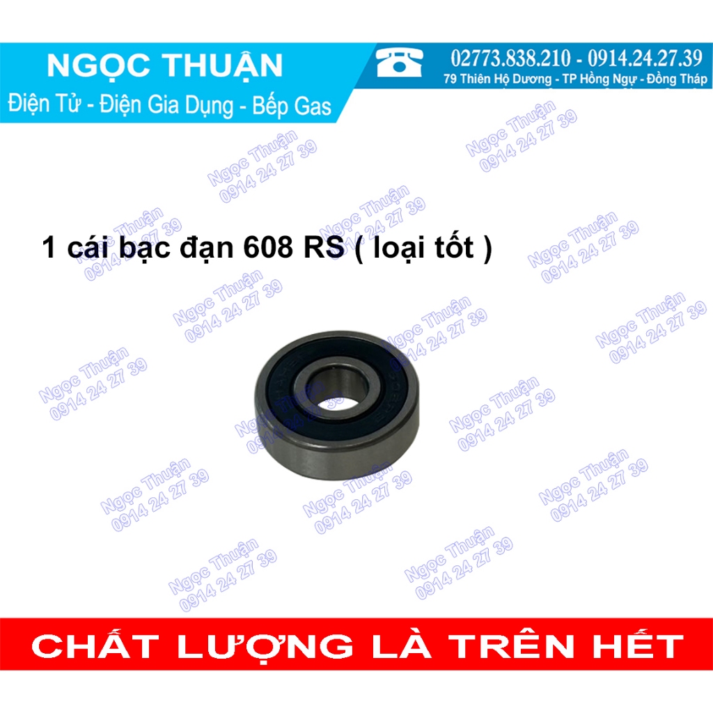 Bạc Đạn 608RS  , Sơ mi dùng cho quạt